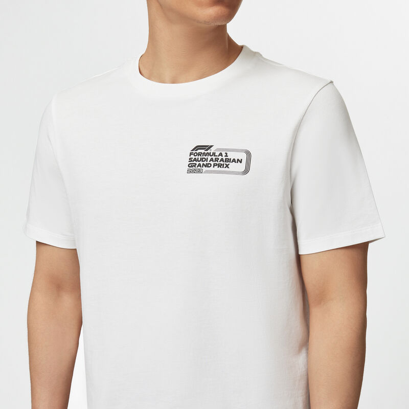 F1 FW RS SAUDI TEE - white