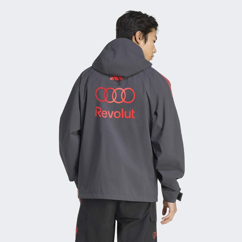 AUDI RP MENS MECHANICS RAIN JACKET - Utility Black
