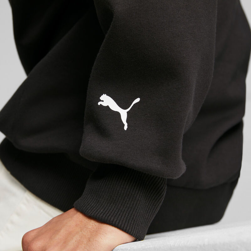 SF LS RACE COLORED BIG SHIELD HOODY - black
