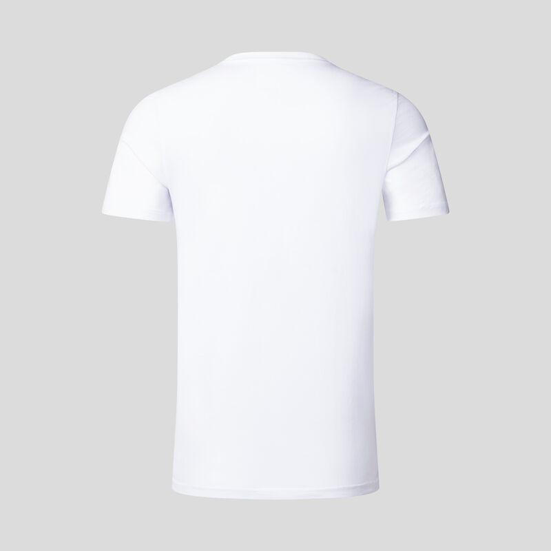 RBR FW LARGE FRONT LOGO TEE - white