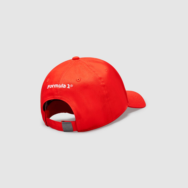 F1 FW LARGE LOGO BASEBALL CAP - red