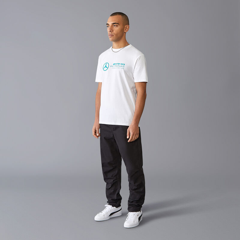 MAPF1 FW LARGE LOGO TEE - white