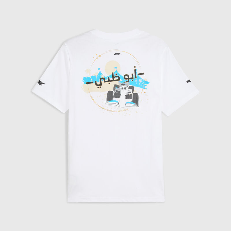 F1 FW MENS ABU DHABI TEE - white
