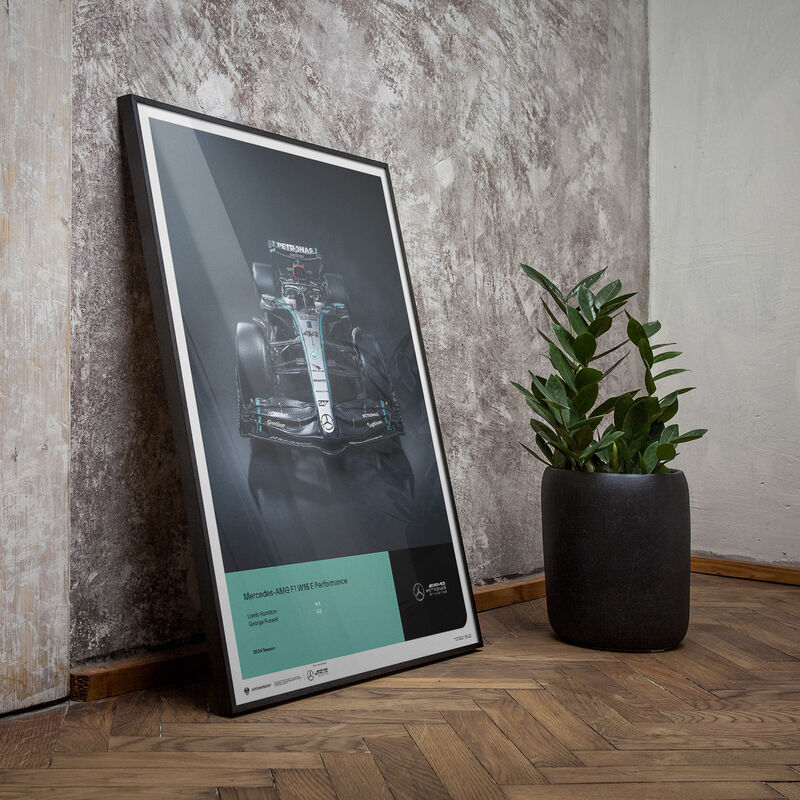 MAPF1 W15 2024 LARGE POSTER - grey
