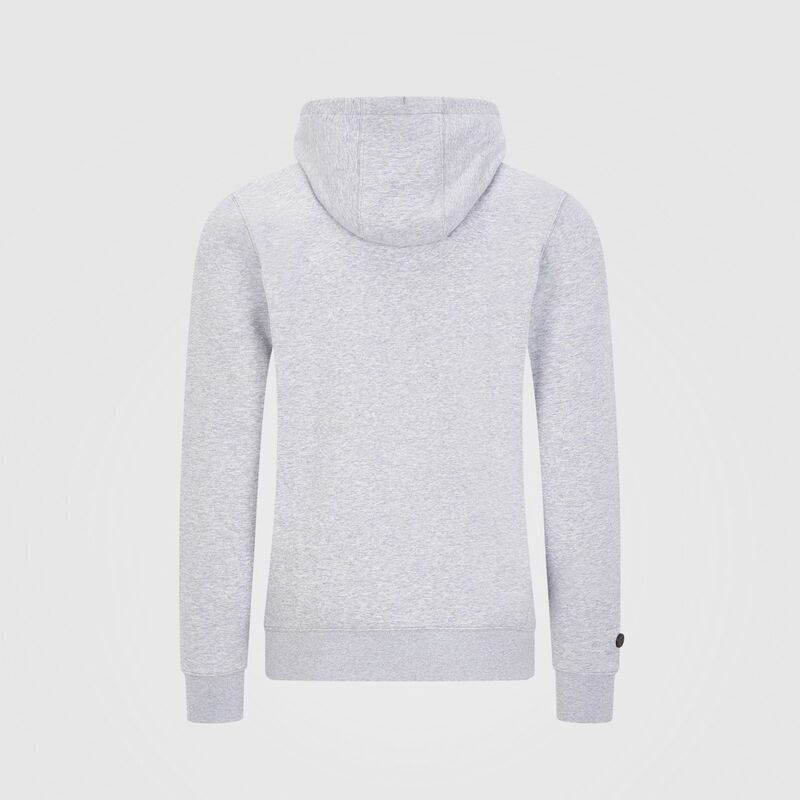 MAPM FW LOGO HOODED SWEAT - grey