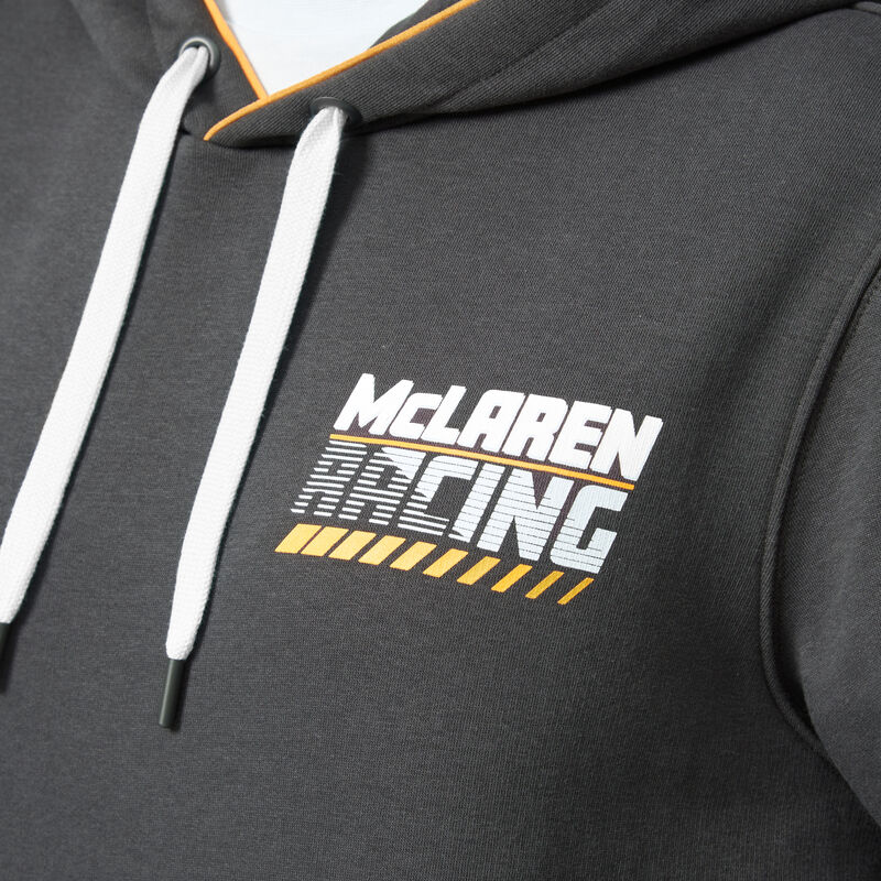 MCLAREN FW GULF RACING HOODED SWEAT - antracit