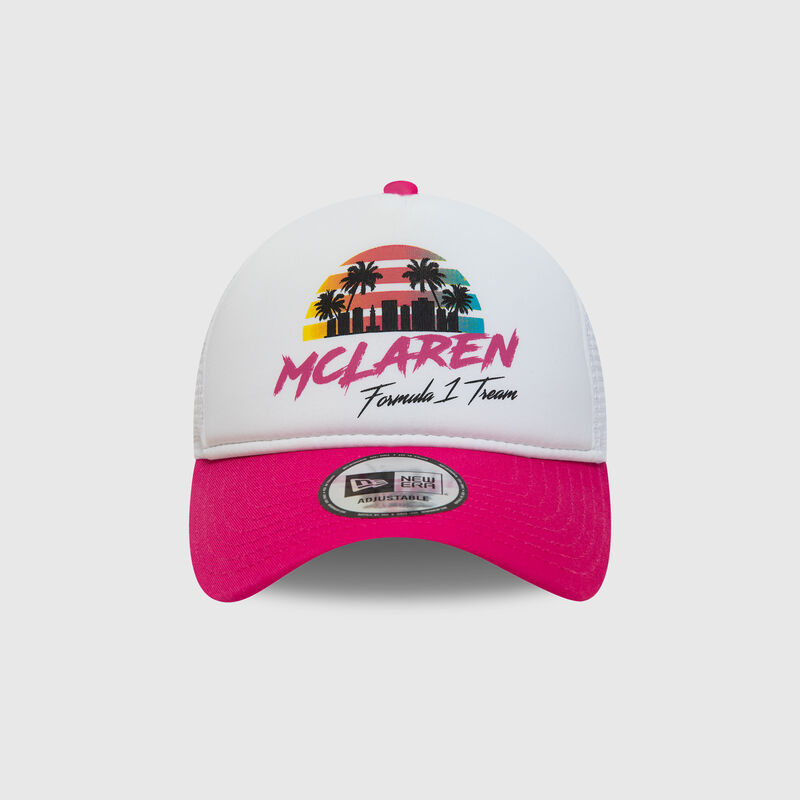 MCLAREN SL MIAMI TRUCKER CAP - white