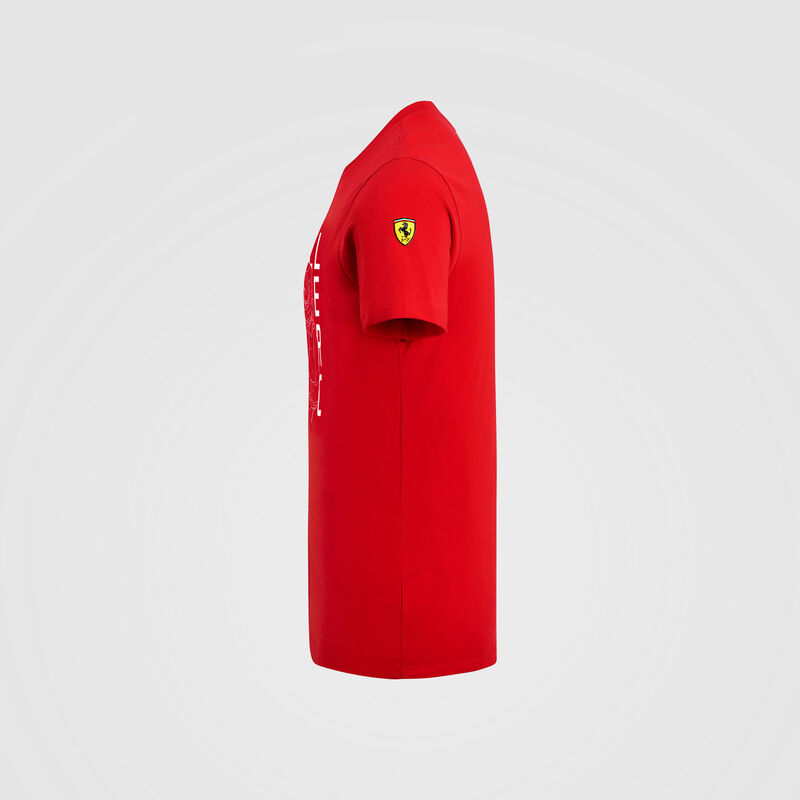 SF FW MENS LECLERC DRIVER TEE - red