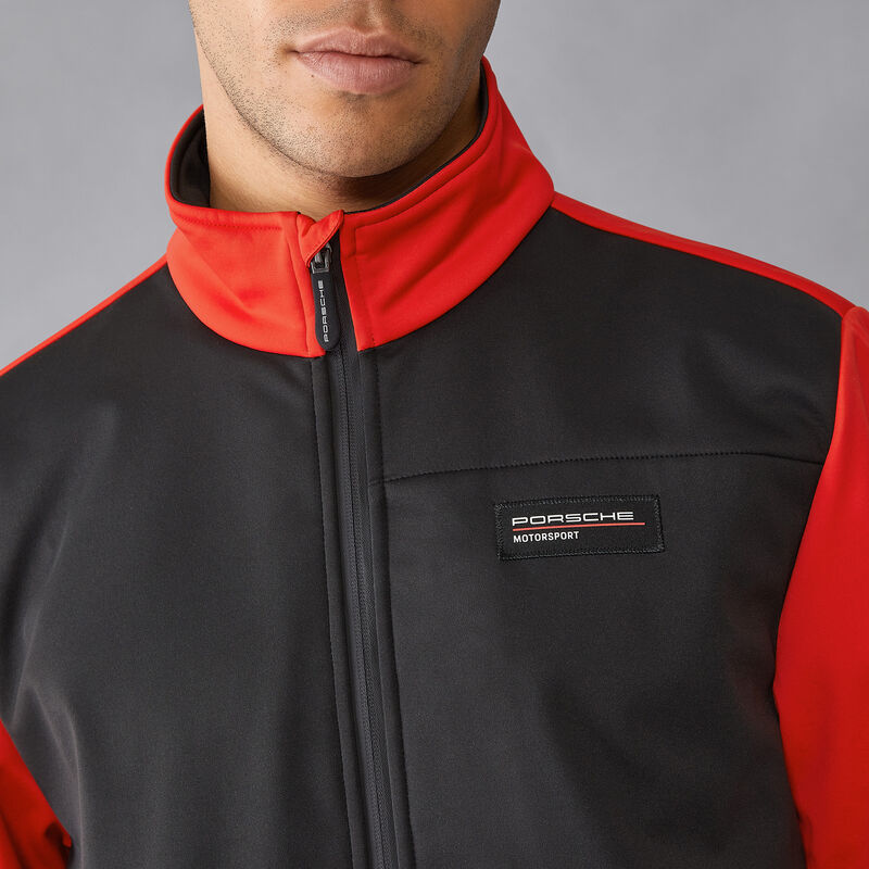 PORSCHE FW MENS SOFTSHELL - black