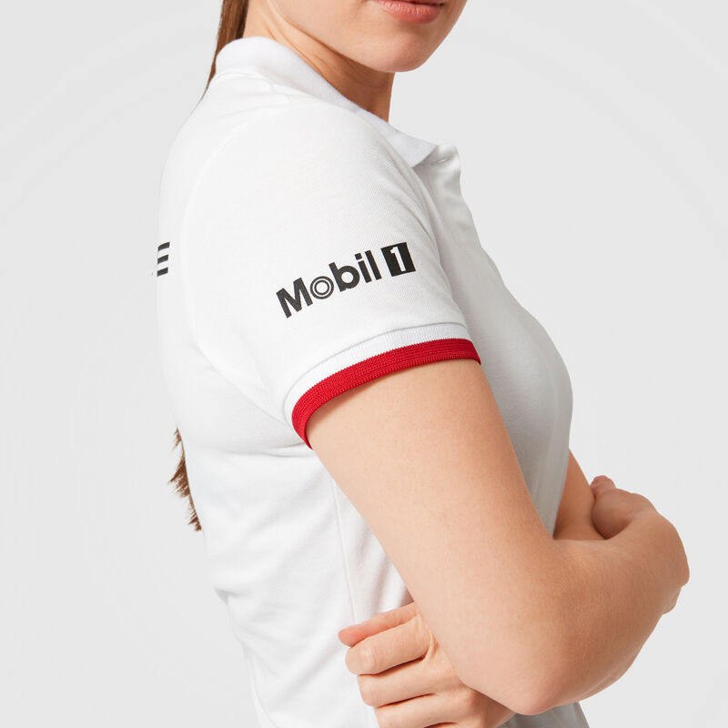 PORSCHE RP WOMENS TEAM POLO - white