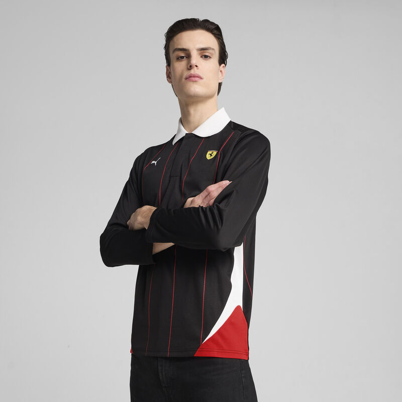 SF LS RACE JERSEY TEE - black