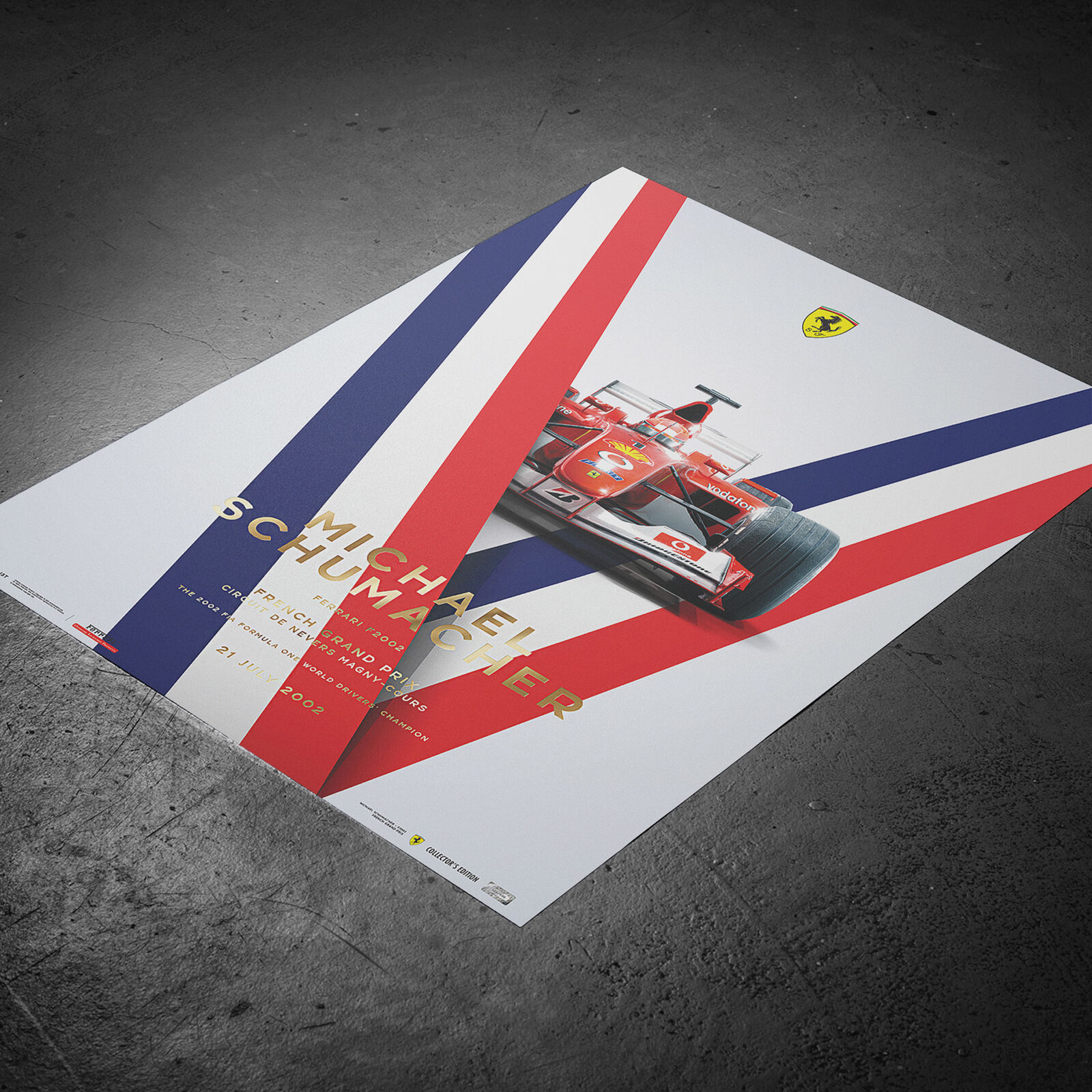 Michael Schumacher French GP Collectors Edition - Scuderia Ferrari