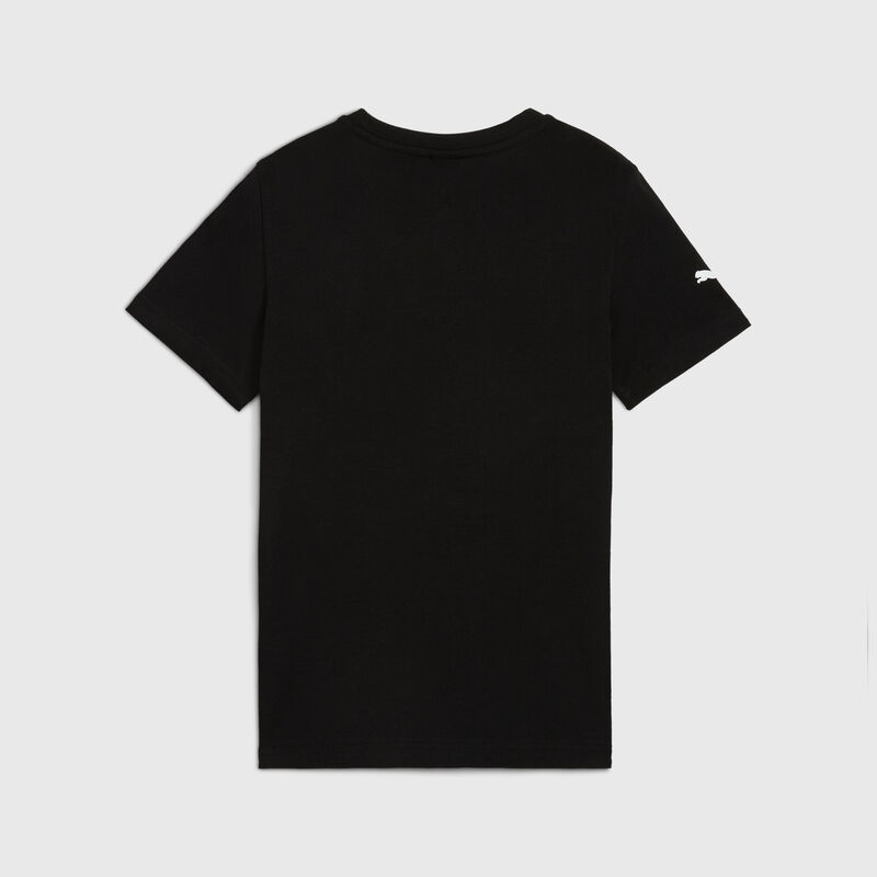 SF LS RACE KIDS COLOURED BIG SHEILD TEE - black