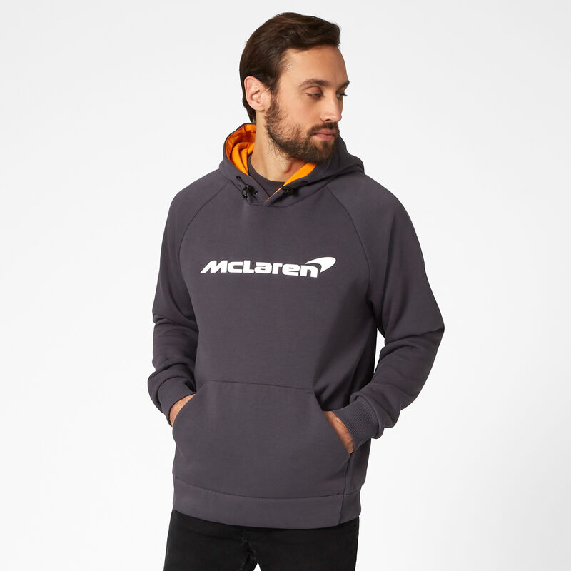 MCLAREN FW ESSENTIALS HOODY - Antracit