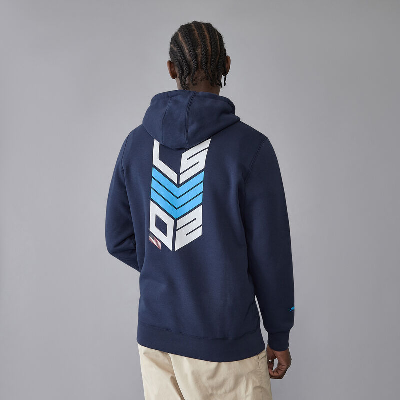 WILLIAMS RACING FW MENS SARGEANT HOODY - navy