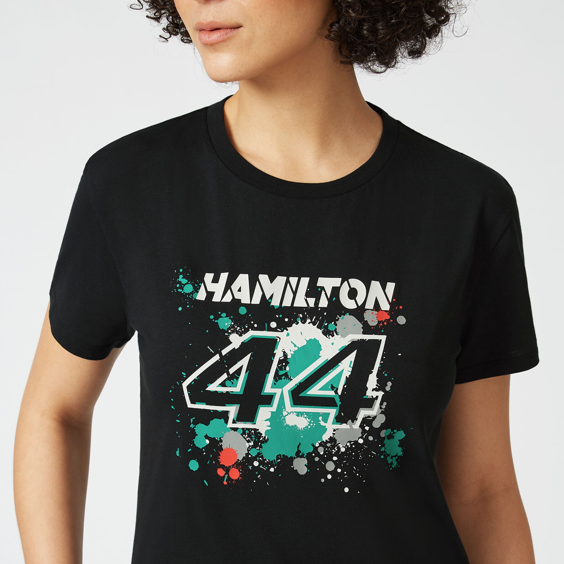 Lewis Hamilton Womens 44 T Shirt Mercedes AMG Petronas Fuel