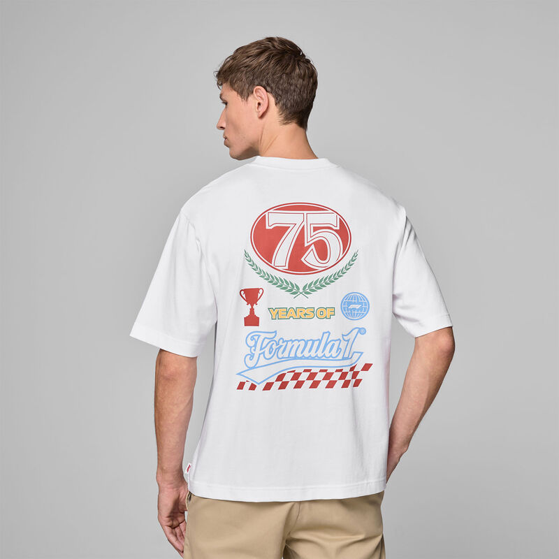 F1 FW LEGACY GRAPHIC TEE - white