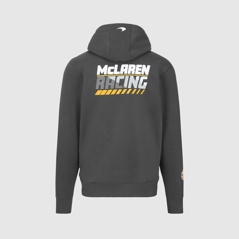 MCLAREN FW GULF RACING HOODED SWEAT - antracit