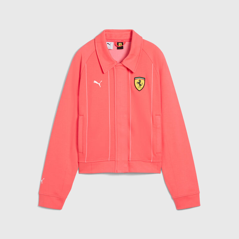 SF LS RACE JACKET WMN - pink