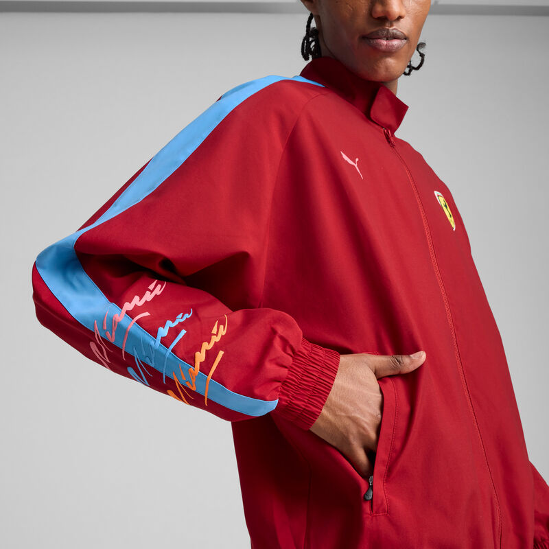 SF LS MIAMI T7 JACKET - tibetan red