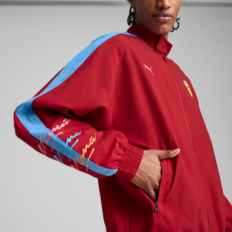 SF LS MIAMI T7 JACKET - tibetan red