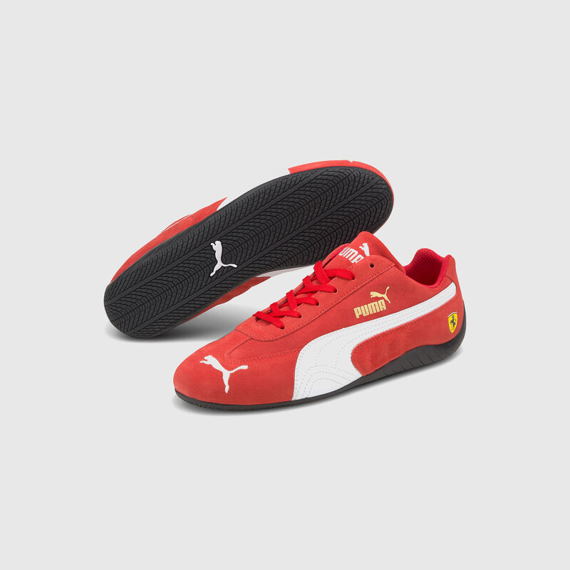 SF PU LS SPEEDCAT TRAINERS - red