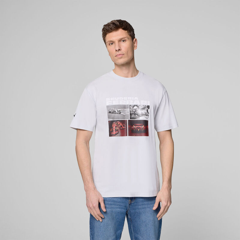 SF FW DRIVER TEE - mid grey