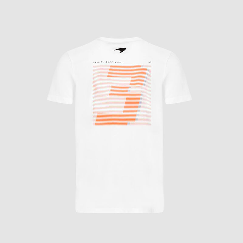 MCLAREN FW MENS RICCIARDO NO 3 TEE - white