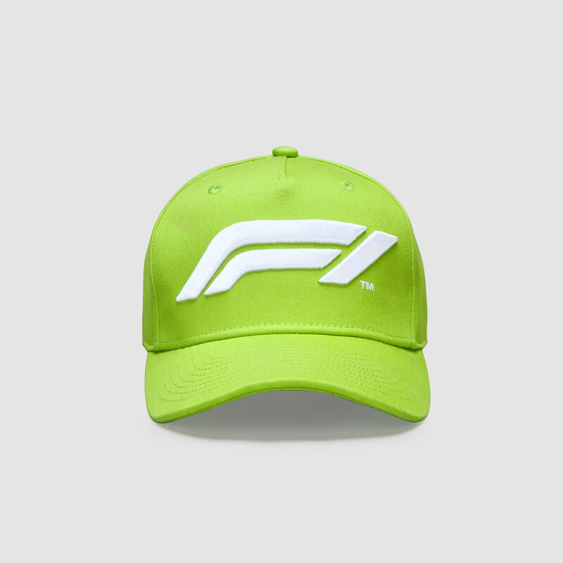 F1 FW LARGE LOGO BASEBALL CAP - lime