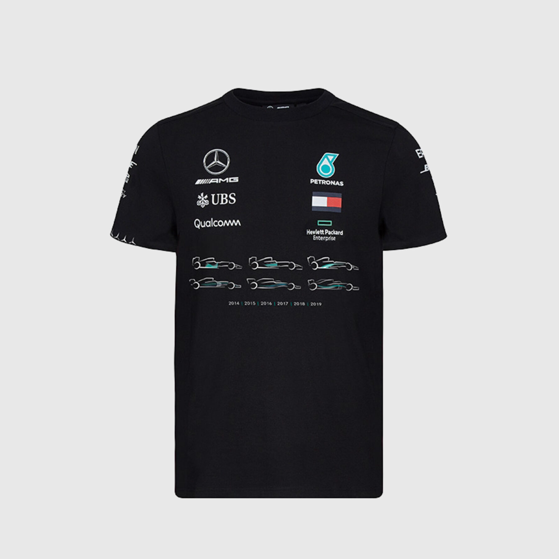 2019 Team Constructors Championship T Shirt Mercedes AMG Petronas Fuel For Fans