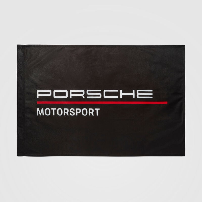 PORSCHE FW FLAG 90X60CM - black