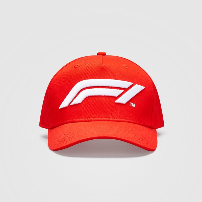 F1 FW LARGE LOGO BASEBALL CAP - red