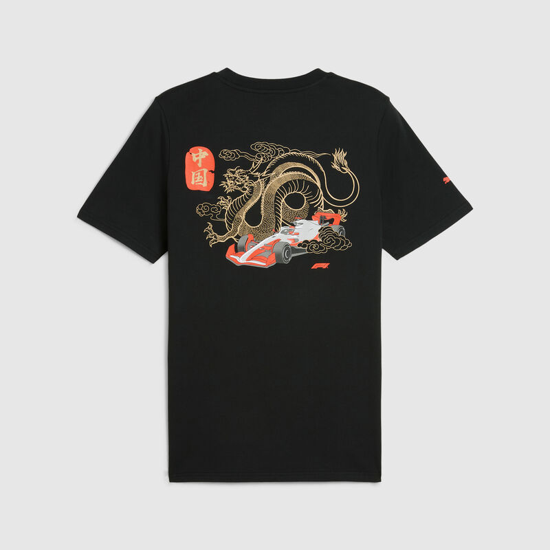 F1 FW MENS SHANGHAI GP TEE - black