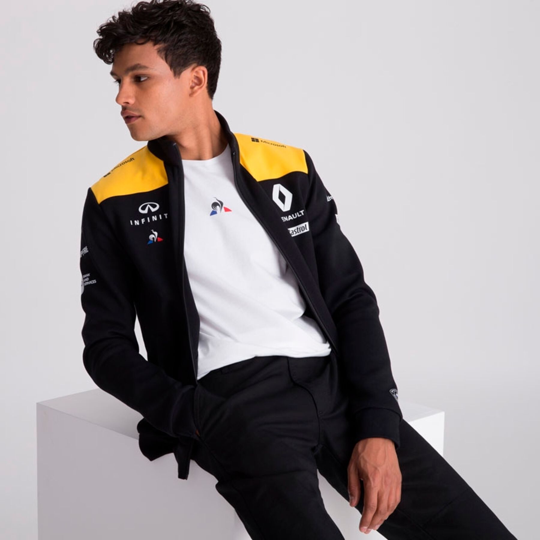 Sale Renault F1 Team Mens Full Zip Sweatshirt Jumper Official Merchandise S-XXL