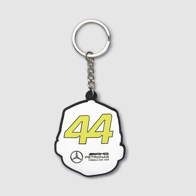 MAPF1 FW LH CARICATURE KEYRING - neon yellow