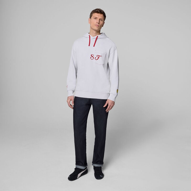 SF FW GRAPHIC HOODY - grey