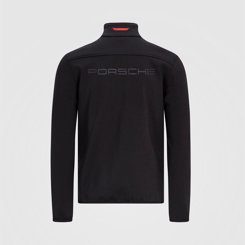 PORSCHE FW MENS SOFTSHELL JACKET - black