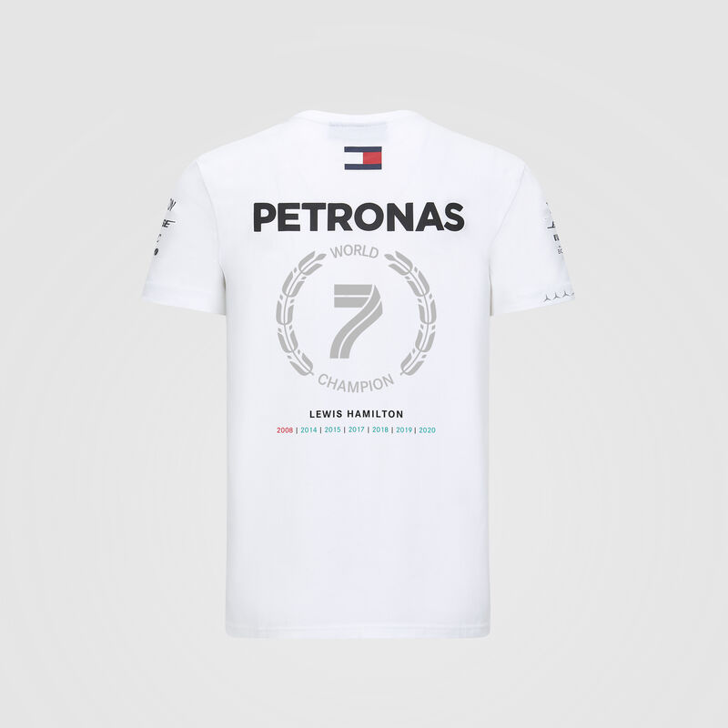MAPF1 RP MENS LEWIS CHAMPIONSHIP TEE - white