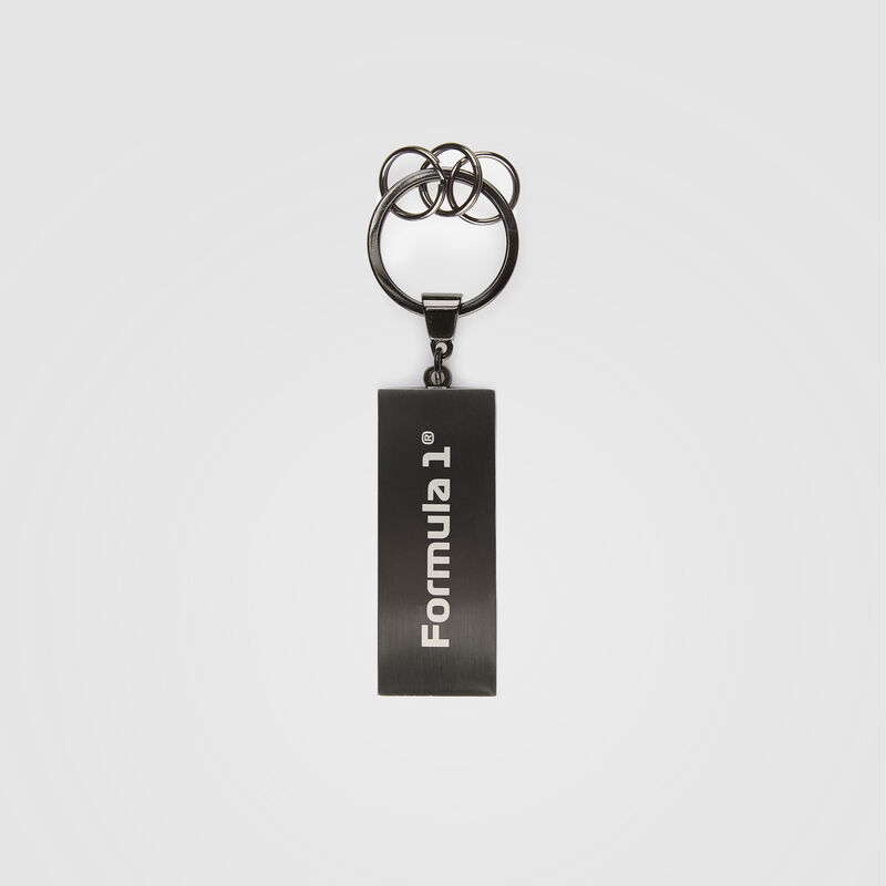 F1 FW METAL LOGO KEYRING - black