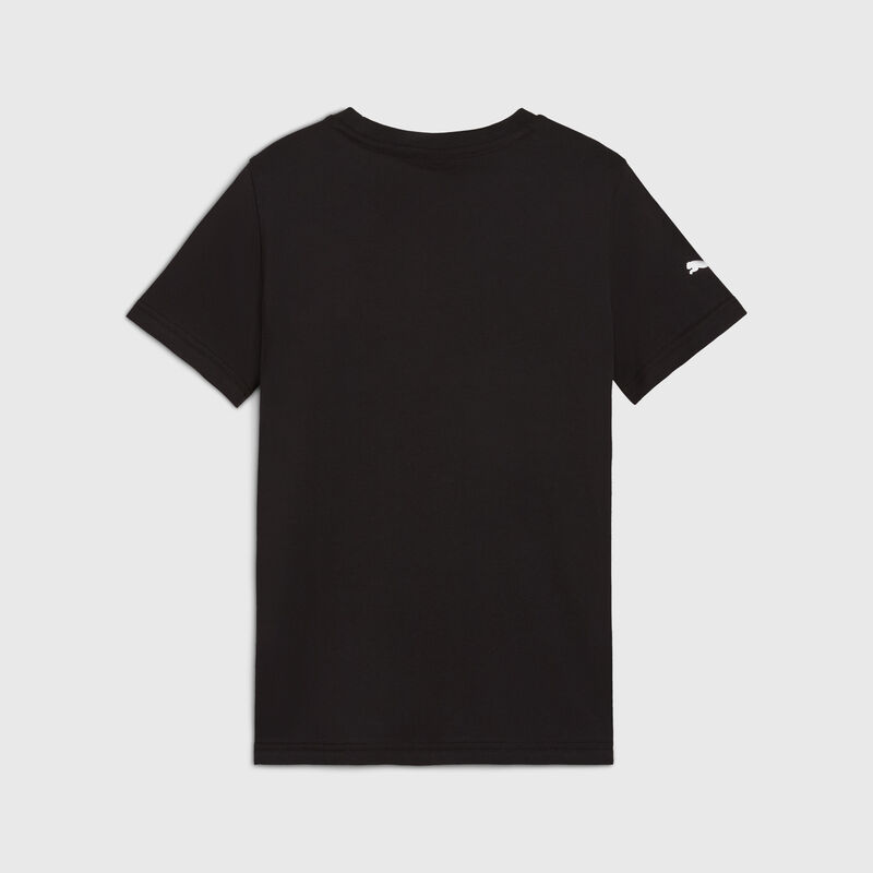 SF LS RACE KIDS TONAL BIG SHIELD TEE - black