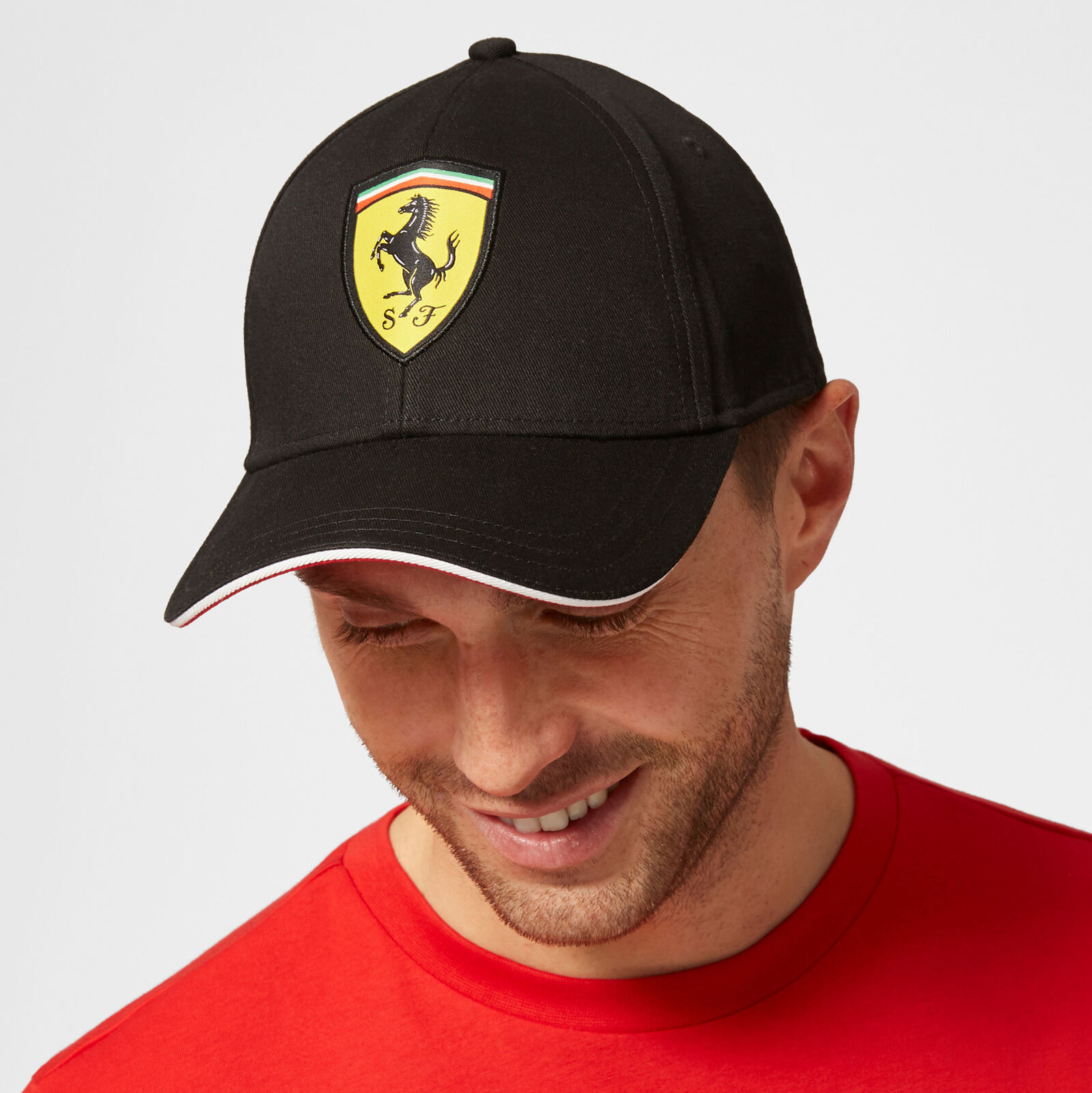 Ferrari Cotton twill baseball hat with Ferrari logo Unisex