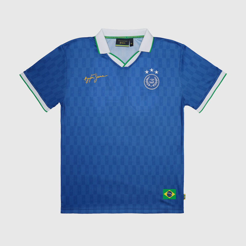 94 Jersey 2026 - Ayrton Senna - Blue XS for males - 8719203754956 - Fuel For Fans F1 Merchandise store