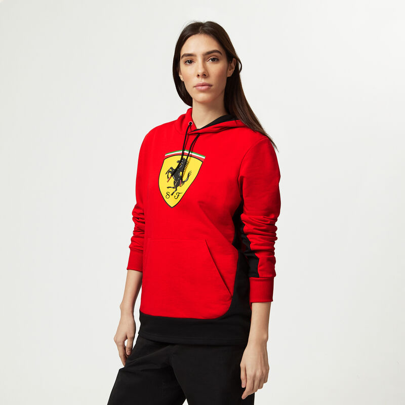 SF FW MENS SHIELD HOODY - red
