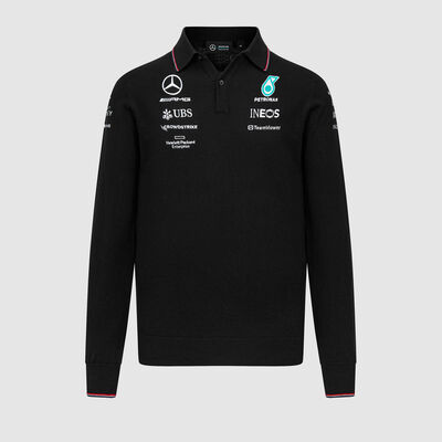 2023 Team Long sleeve Knitted Polo