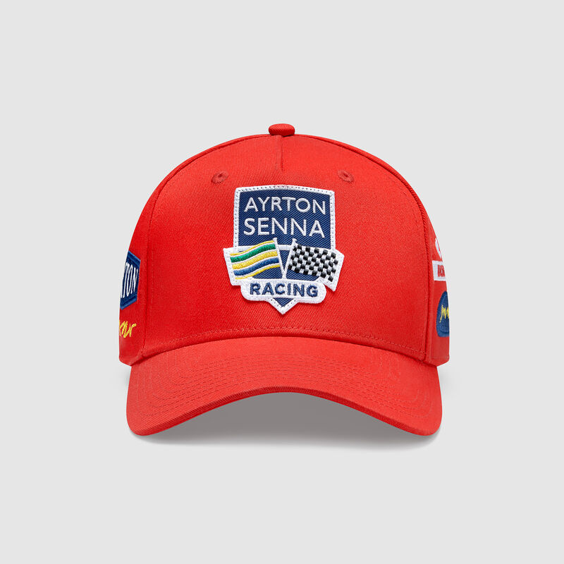 AS FW LEGACY SENNA PATCHWORK CAP - red