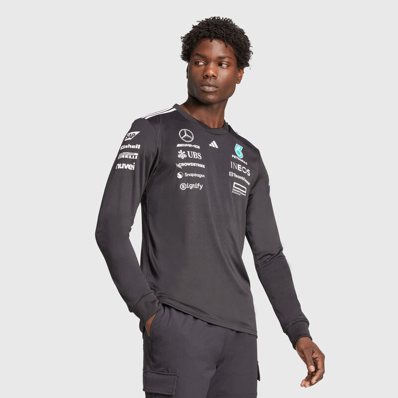 MAPF1 RP MENS DRIVER LS TEE - black