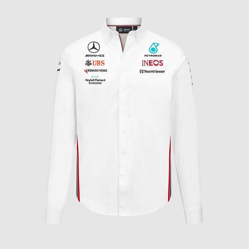 Team Shirt 2023 - Mercedes-AMG F1 - White S for males - 8719203313139 - Fuel For Fans F1 Merchandise store