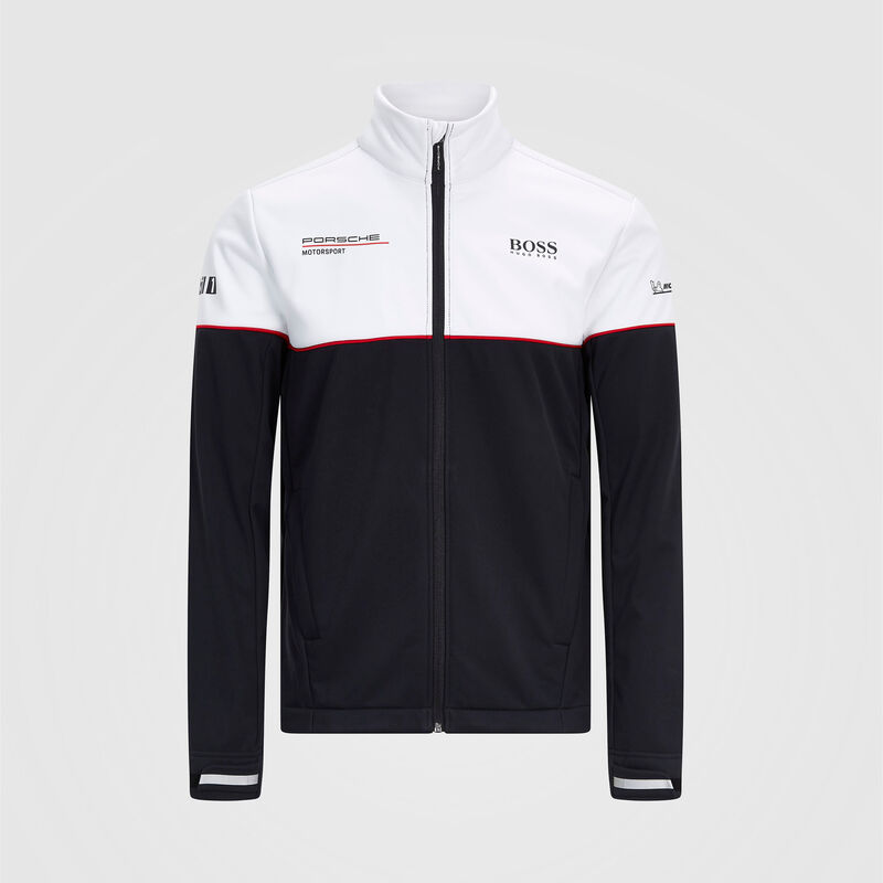 PORSCHE RP MENS TEAM SOFTSHELL JACKET - black