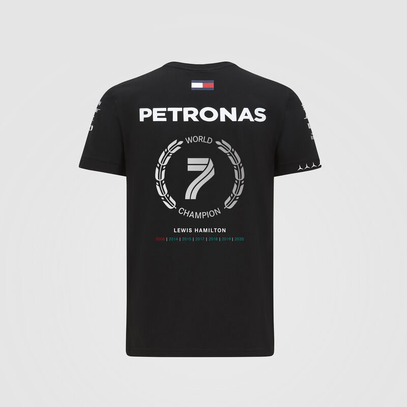MAPF1 RP MENS LEWIS CHAMPIONSHIP TEE - black