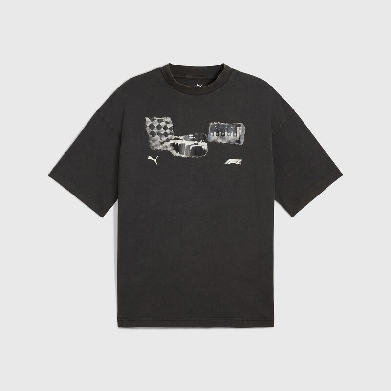 PUMA F1® LS Graphic T-shirt 2025 - F1 Collection - Black XL for males - 4067984403292 - Fuel For Fans F1 Merchandise store